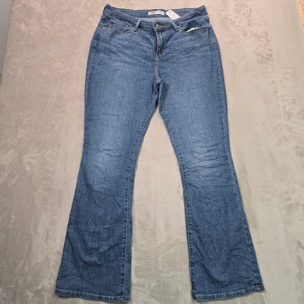 Signature by Levi Strauss Gold Label Mid-Rise Bootcut Jeans Blue 14M W32 L32
